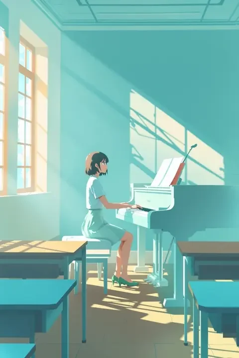 无声的钢琴教室 动漫封面图