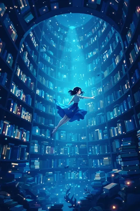 深海图书馆 动漫封面图